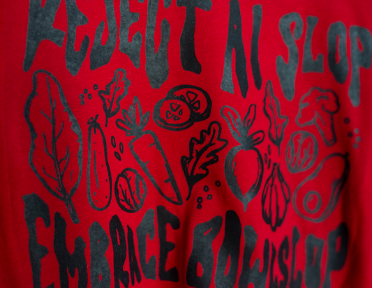 M Red Slop Shirt