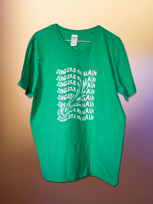 L Sincere on Main Kelly Green Tshirt