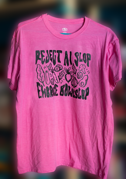 L Pink Slop Shirt