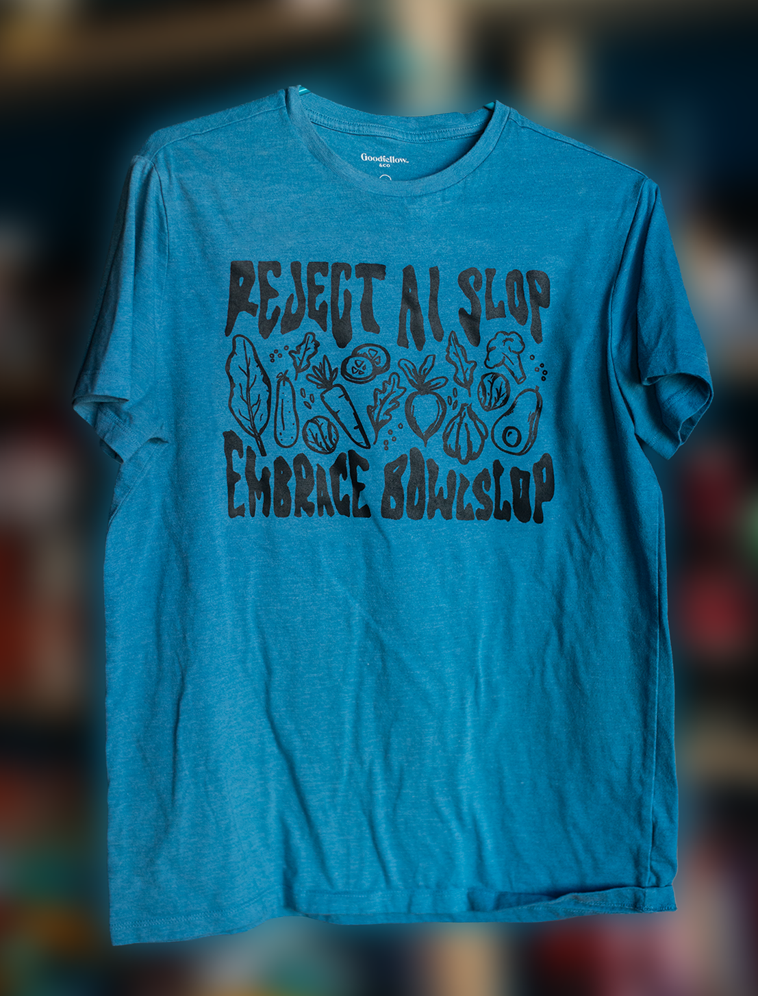 M Blue Slop Shirt