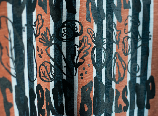 M Vertical Stripe Slop Shirt