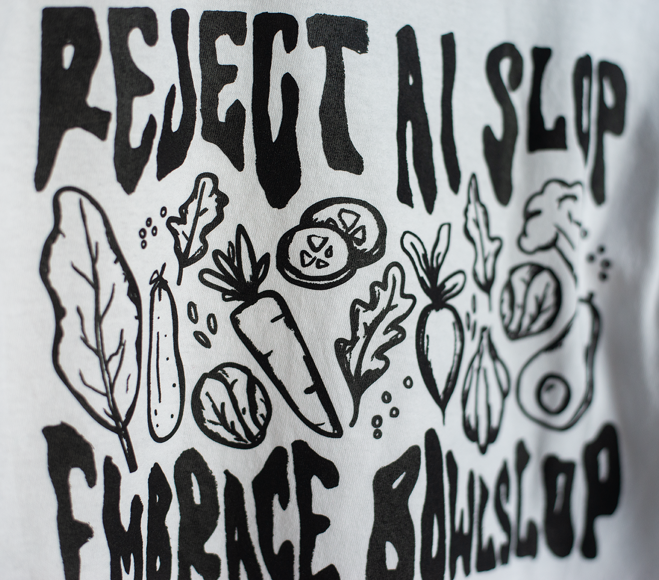 M White Slop Shirt