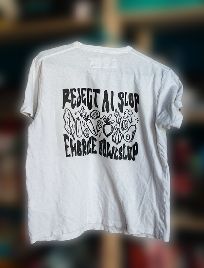 S White Slop Pocket Tee