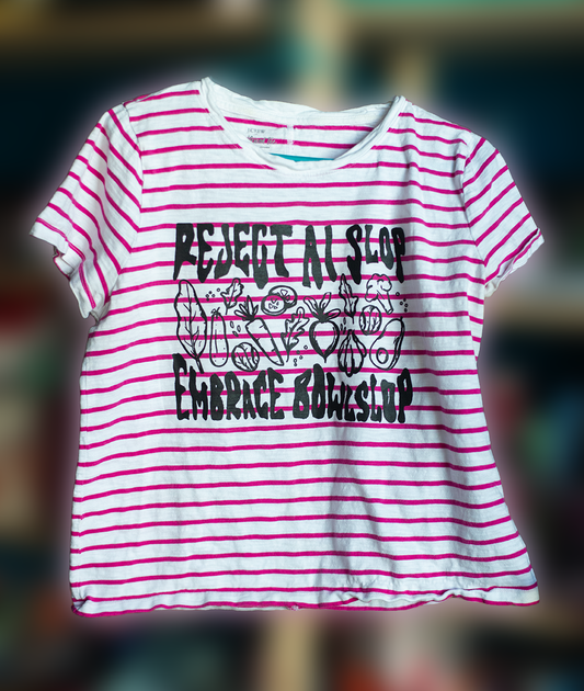 XL Pink Stripe Slop Shirt