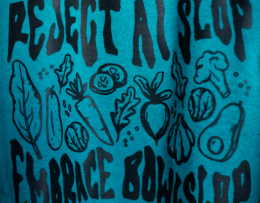 XL Turquoise Slop Shirt