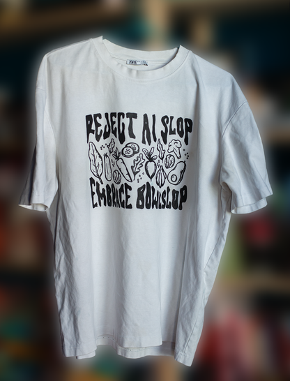 XXL White Slop Shirt