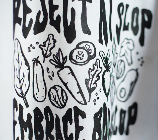 XXL White Slop Shirt